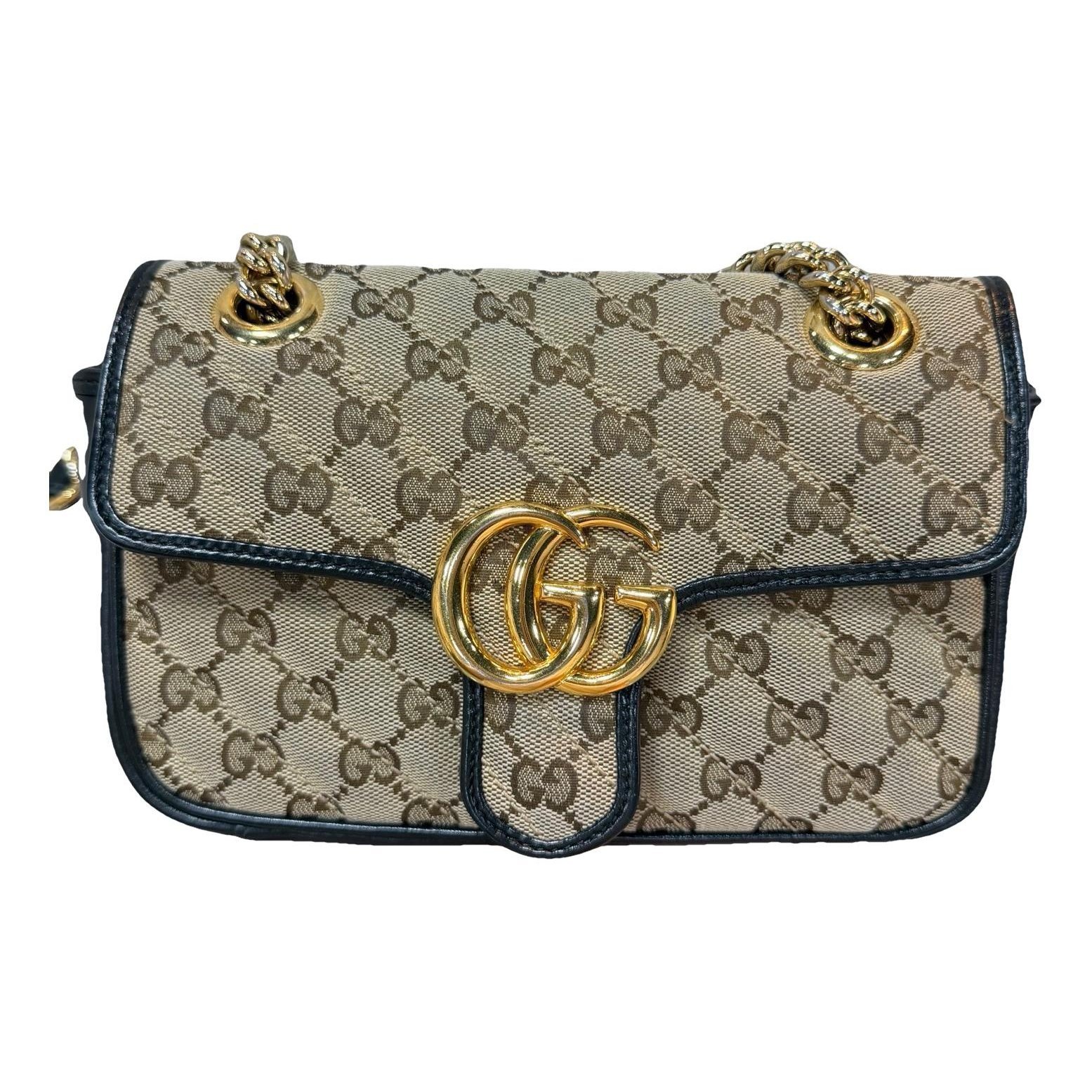 GG Marmont Chain Flap leather handbag