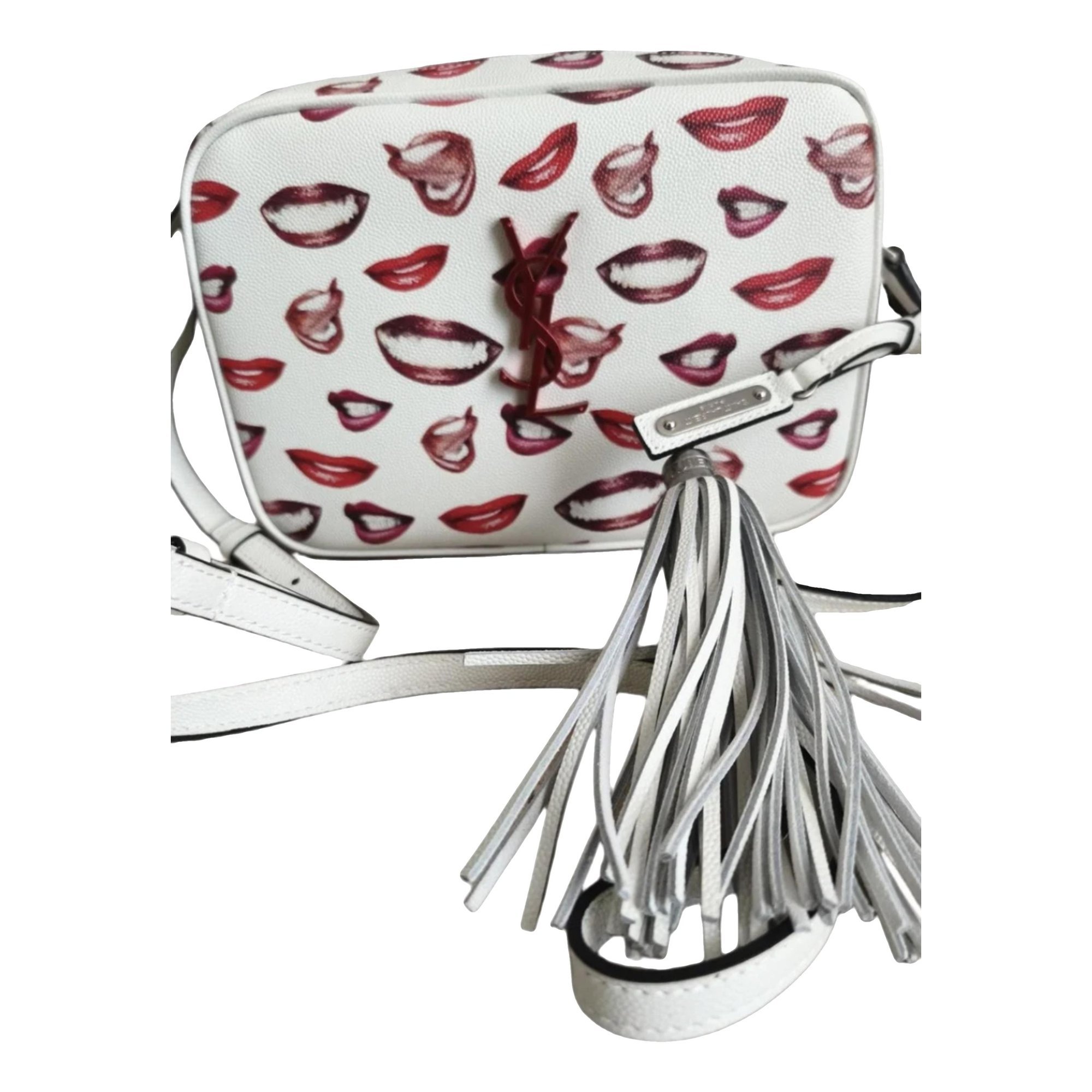 Camera Lou leather crossbody bag