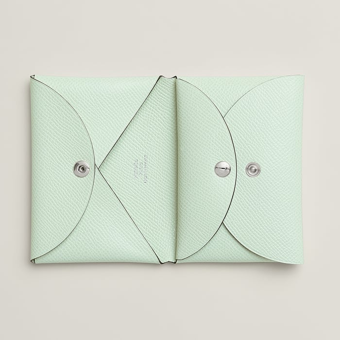 Vert Peppermint Calvi Duo Compact Card Holder