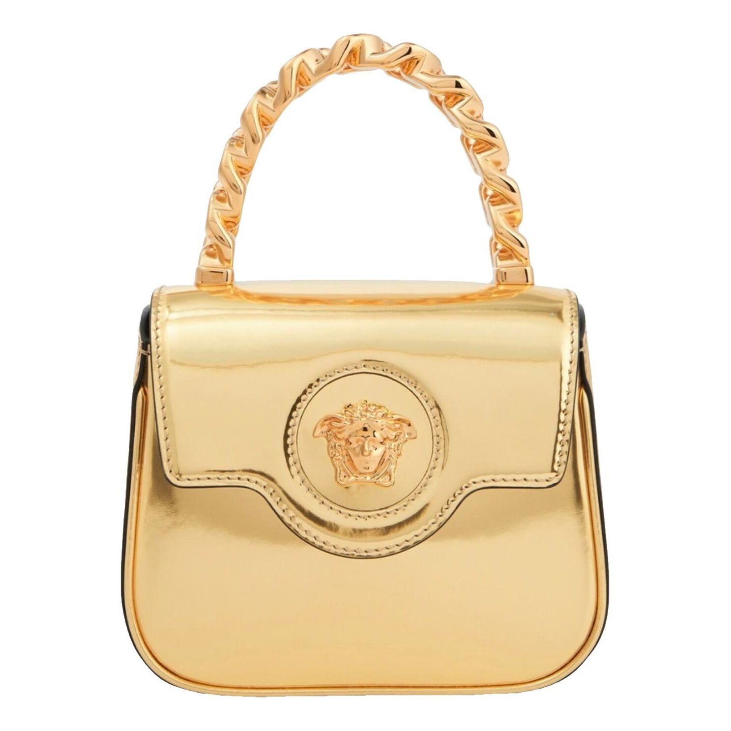 La Medusa leather handbag