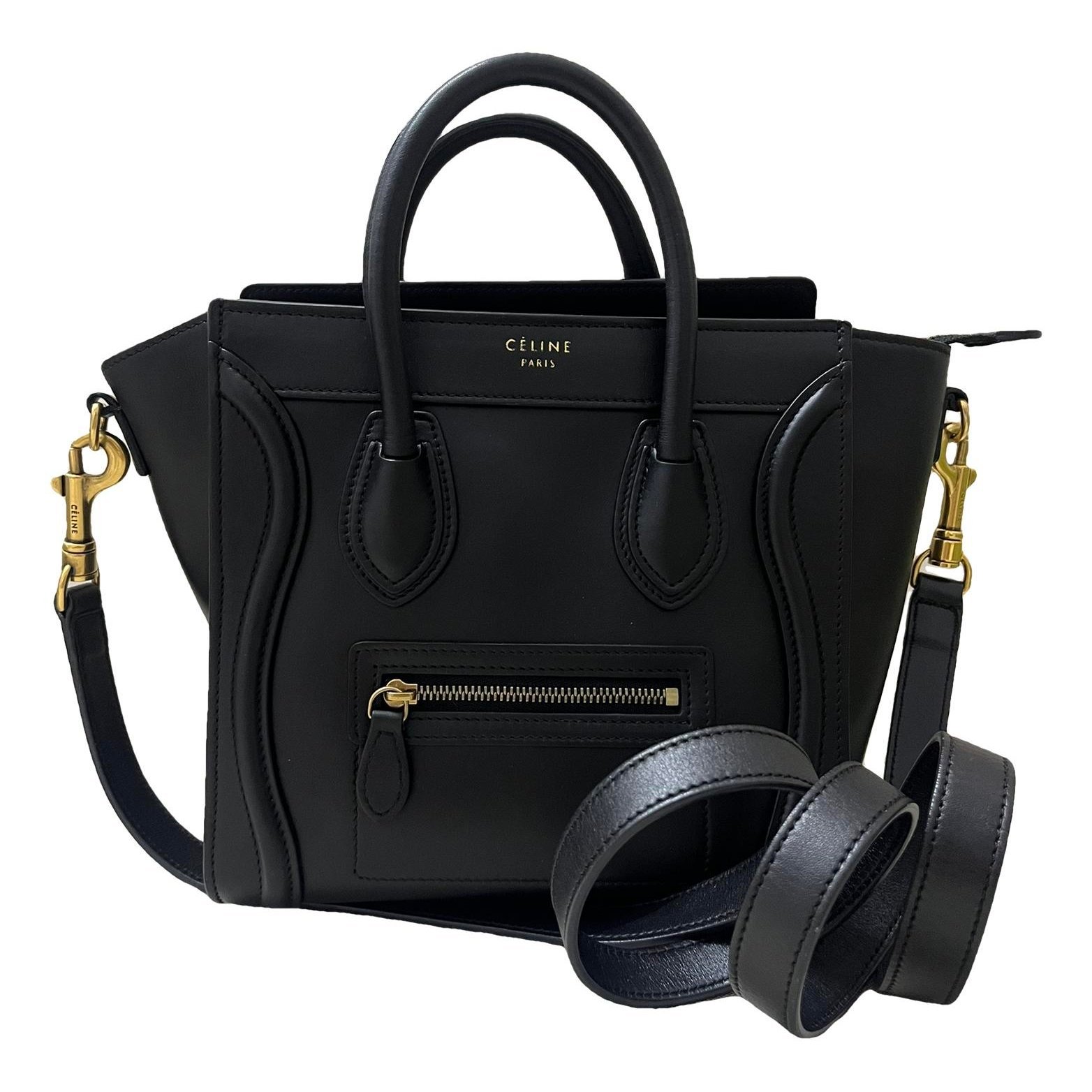 Nano Luggage leather handbag