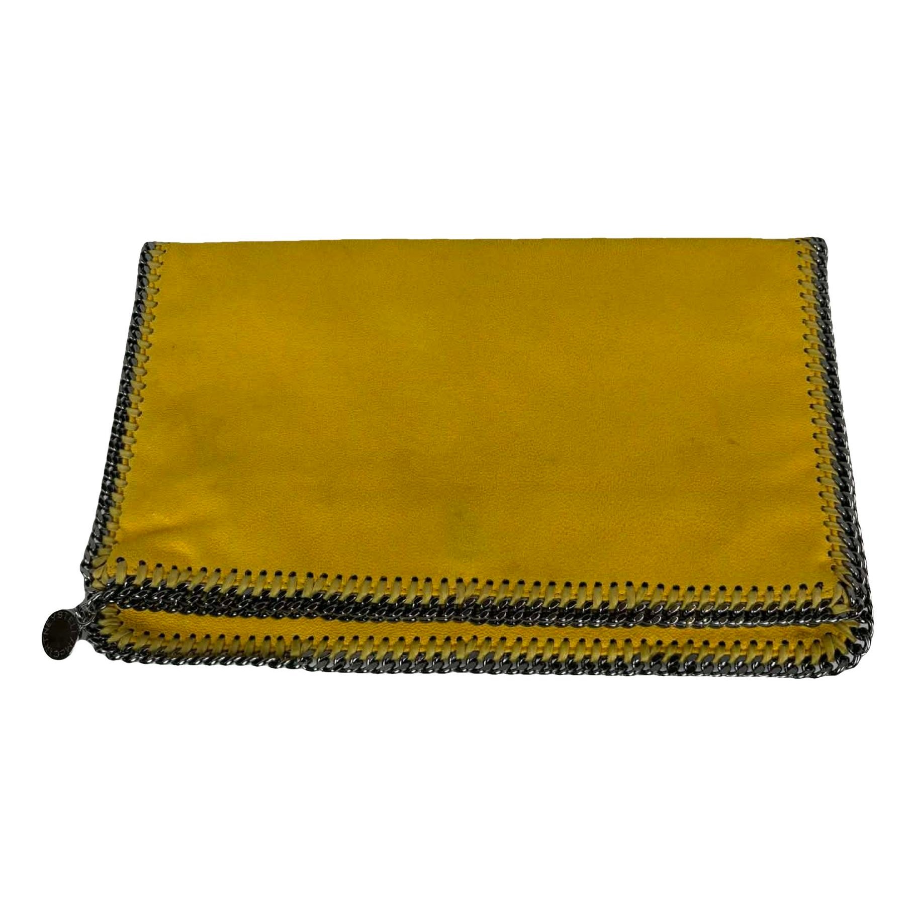 Stella McCartney Falabella vegan leather clutch bag