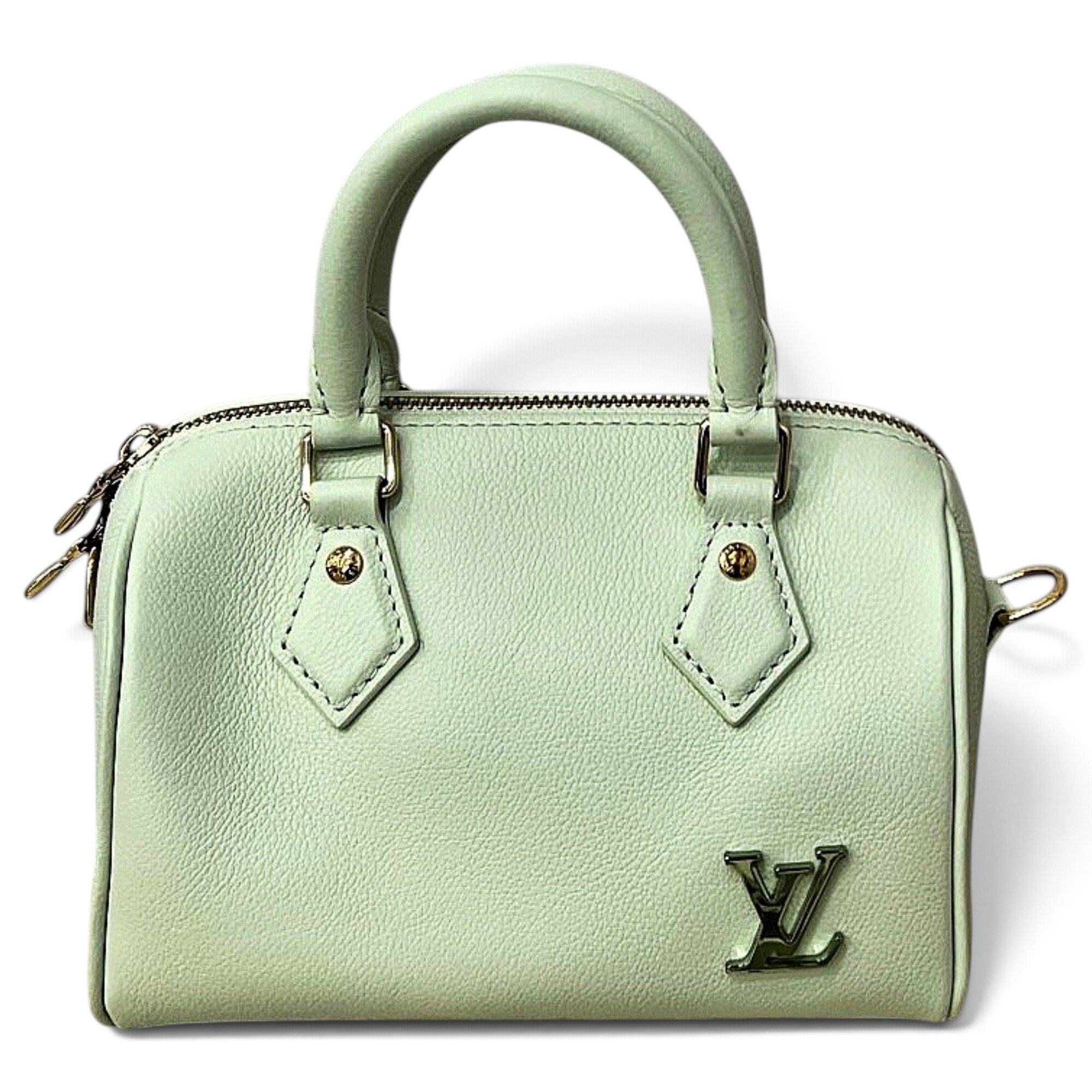 Nano Speedy / Mini HL leather handbag