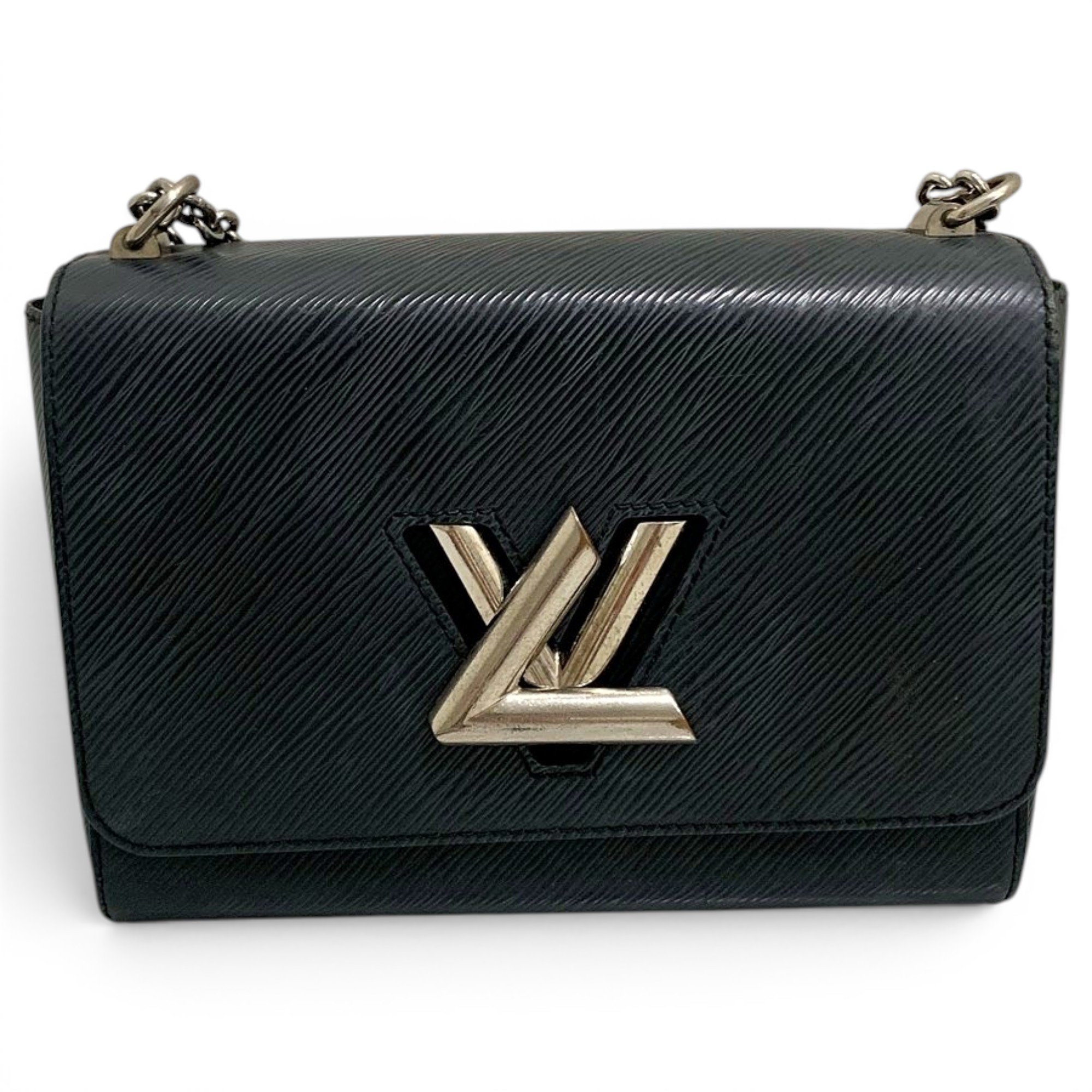 Twist leather crossbody bag