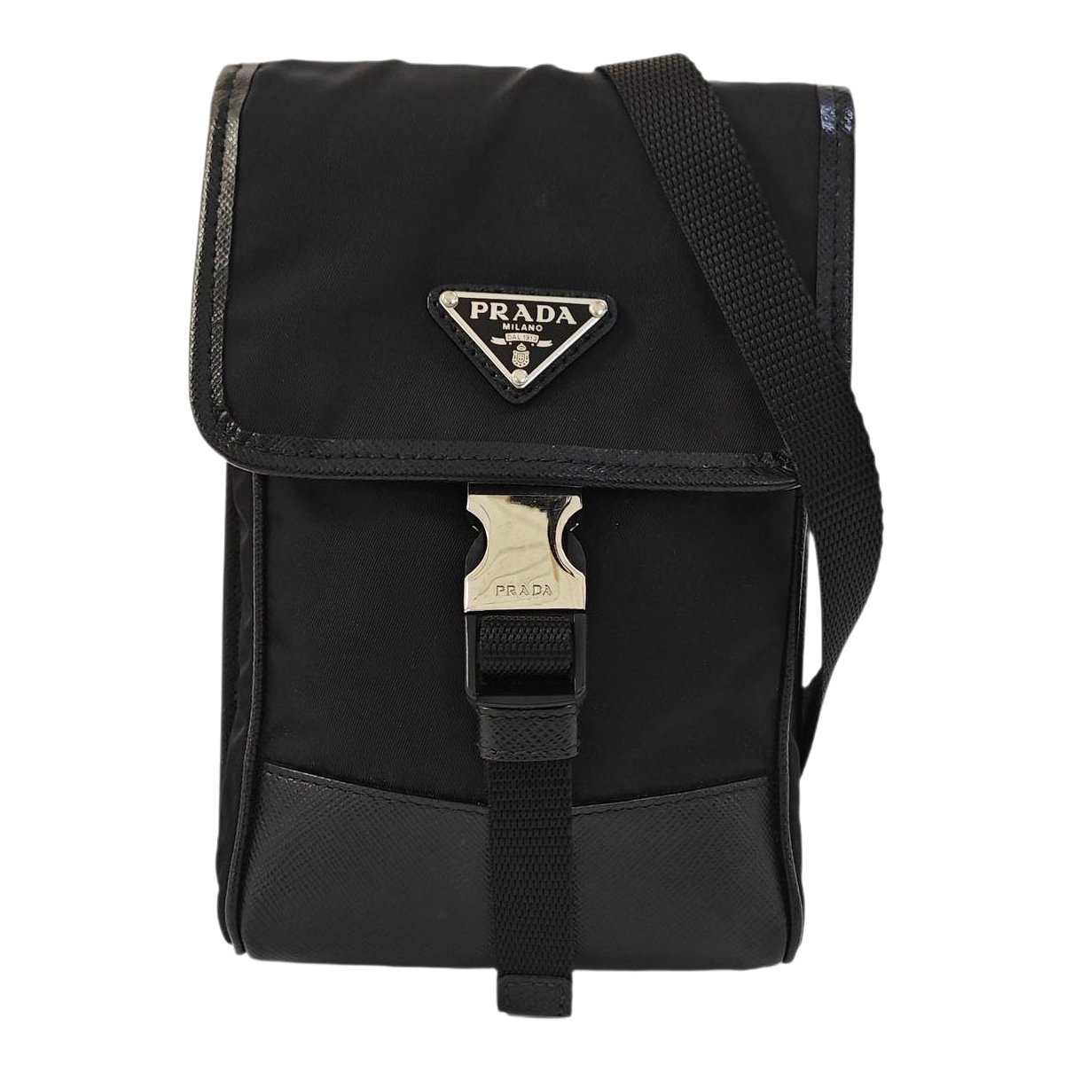 Re-Nylon cloth crossbody bag