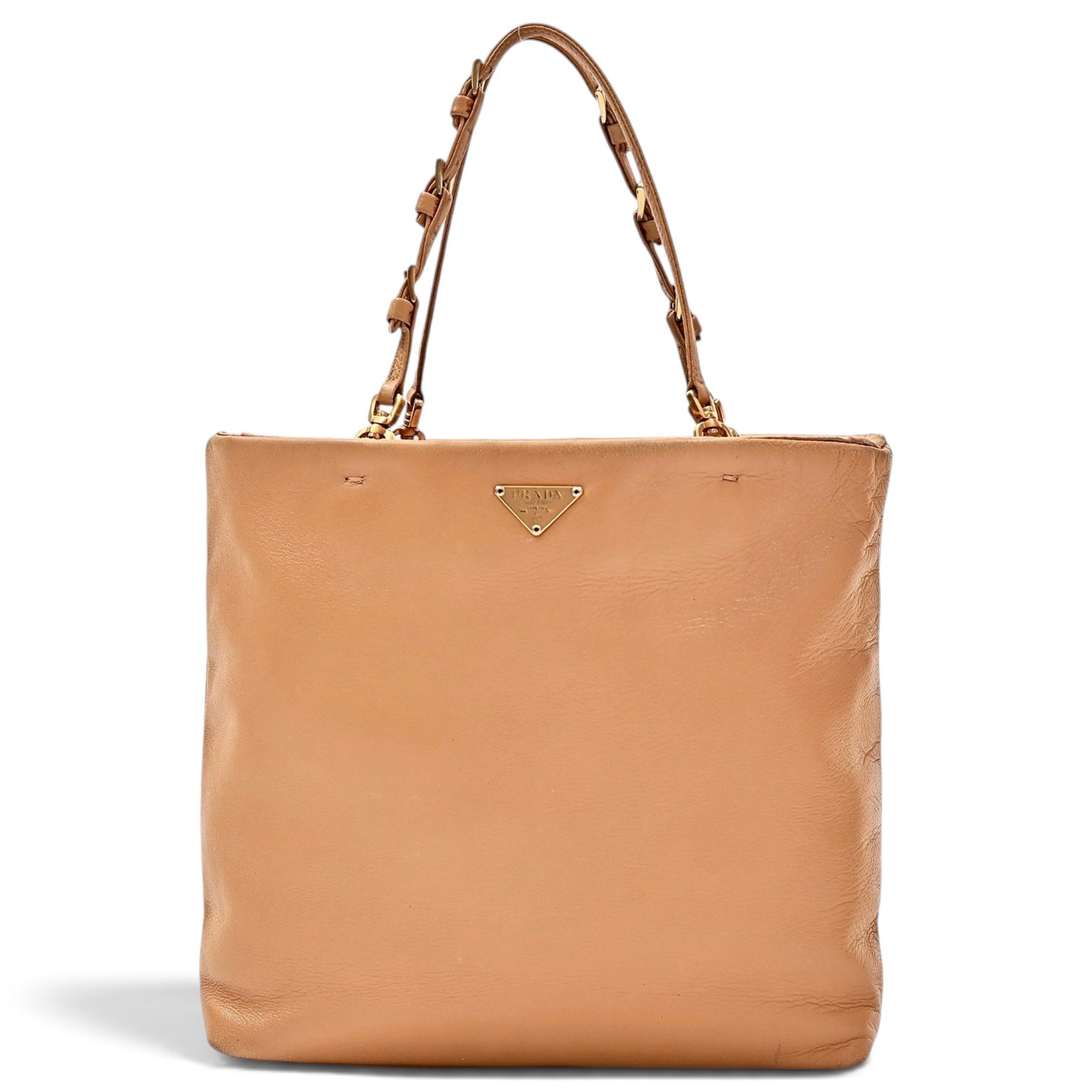 Leather tote