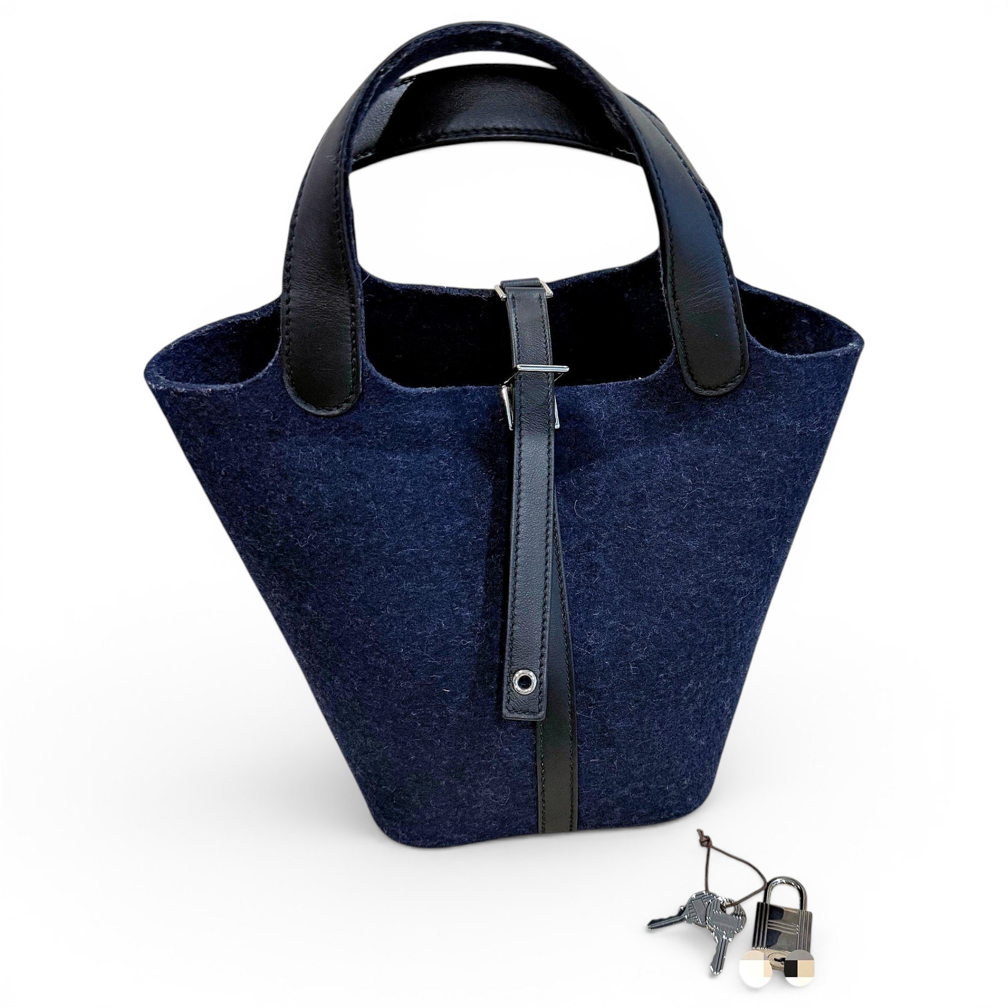 Picotin wool tote