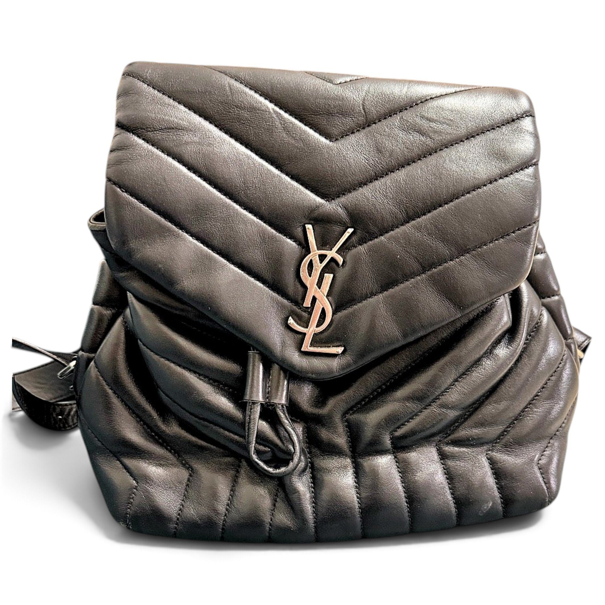 Loulou leather backpack