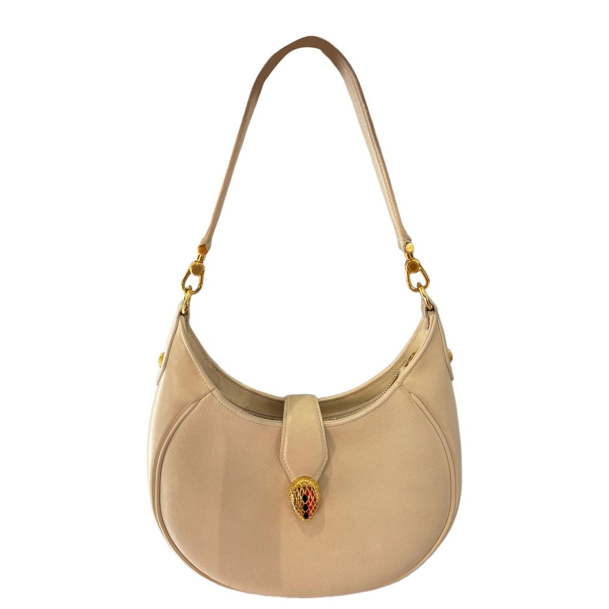 Serpenti leather handbag