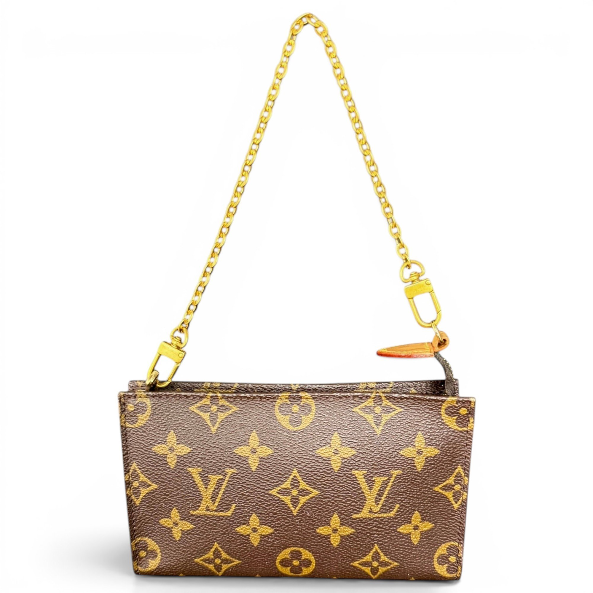 Pochette Accessoire leather handbag