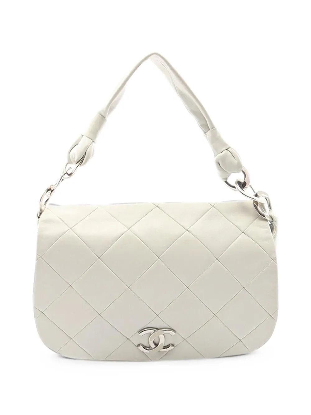 2006-2008 Quilted Lambskin Pillow Soft Enamel CC Flap shoulder bag