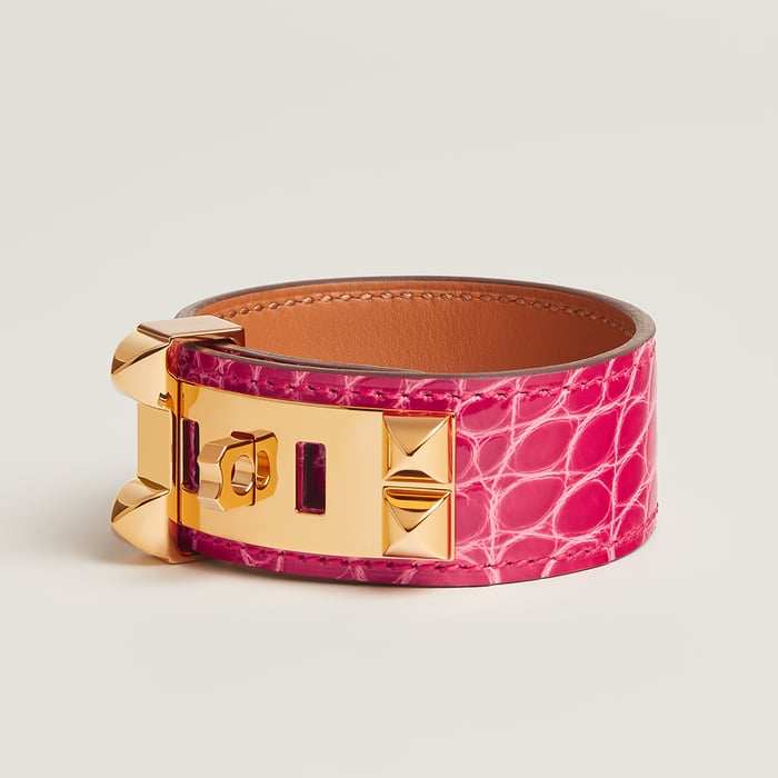 Rose Extrême Collier De Chien 24 Bracelet