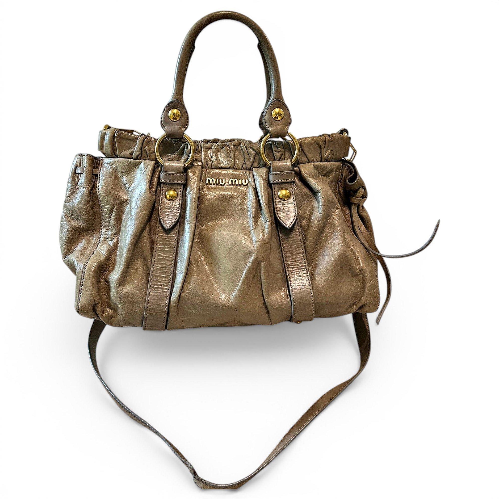 Vitello leather handbag