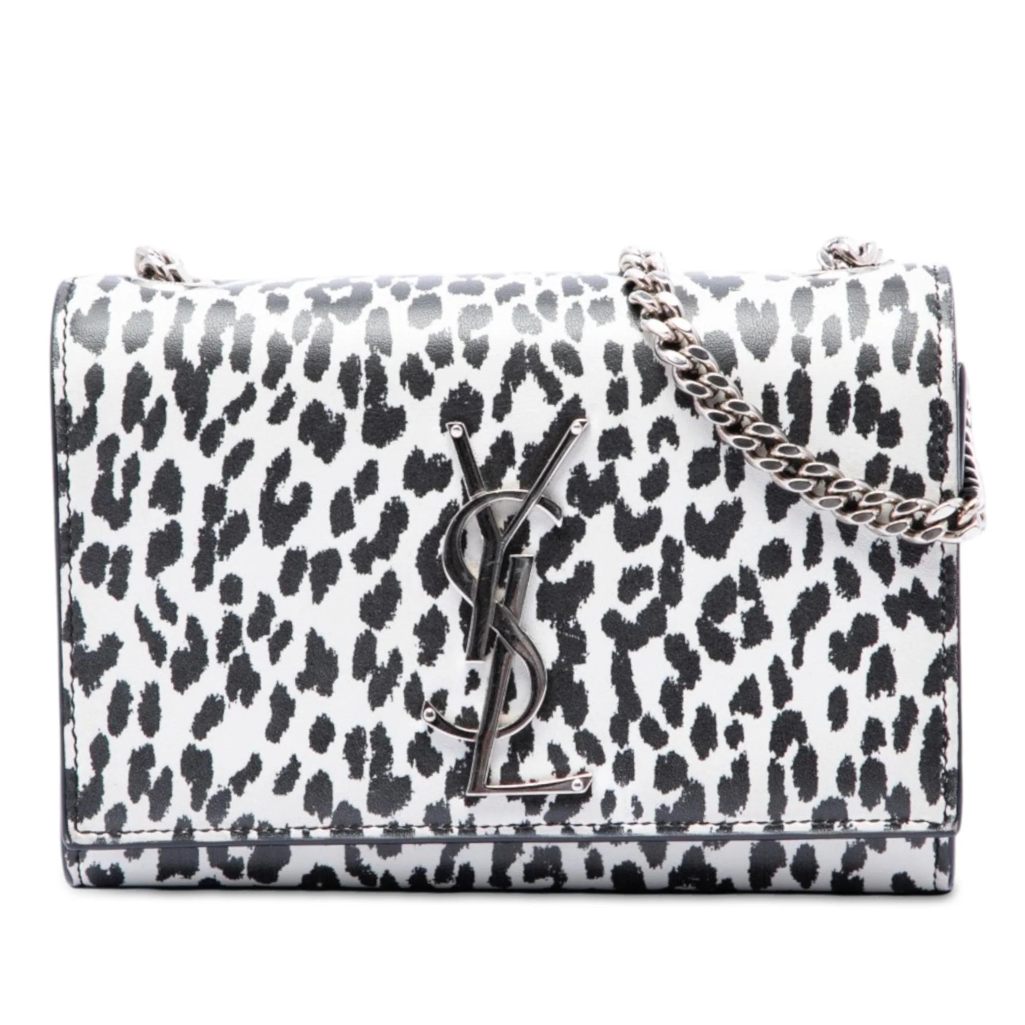 Saint Laurent Kate monogramme pony-style calfskin handbag