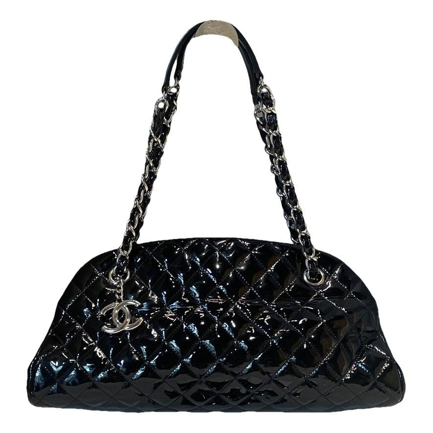 Patent leather handbag