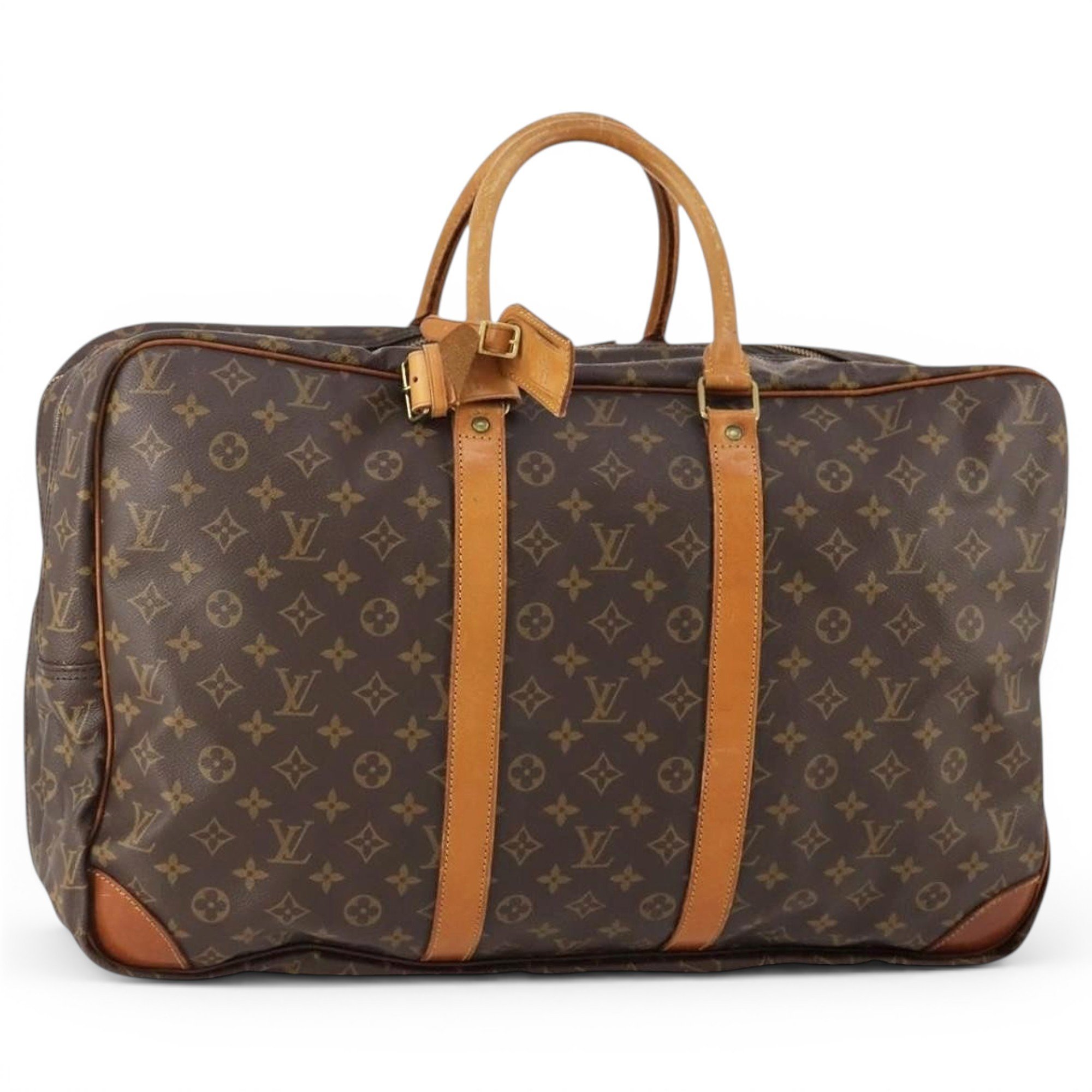 Leather travel bag