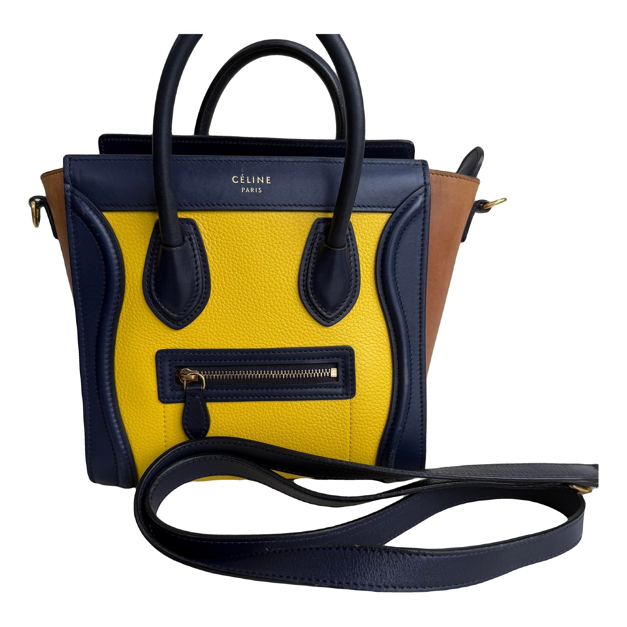 Nano Luggage leather handbag