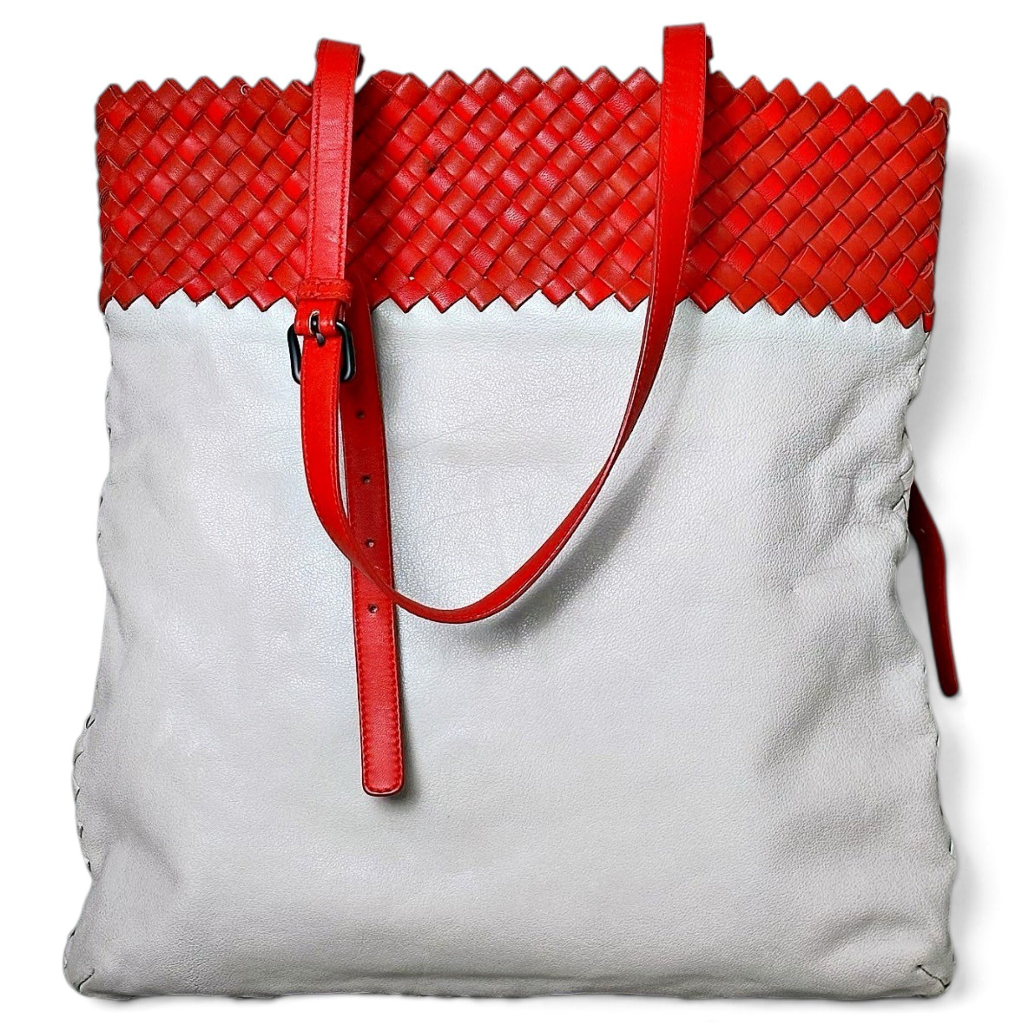 Leather tote