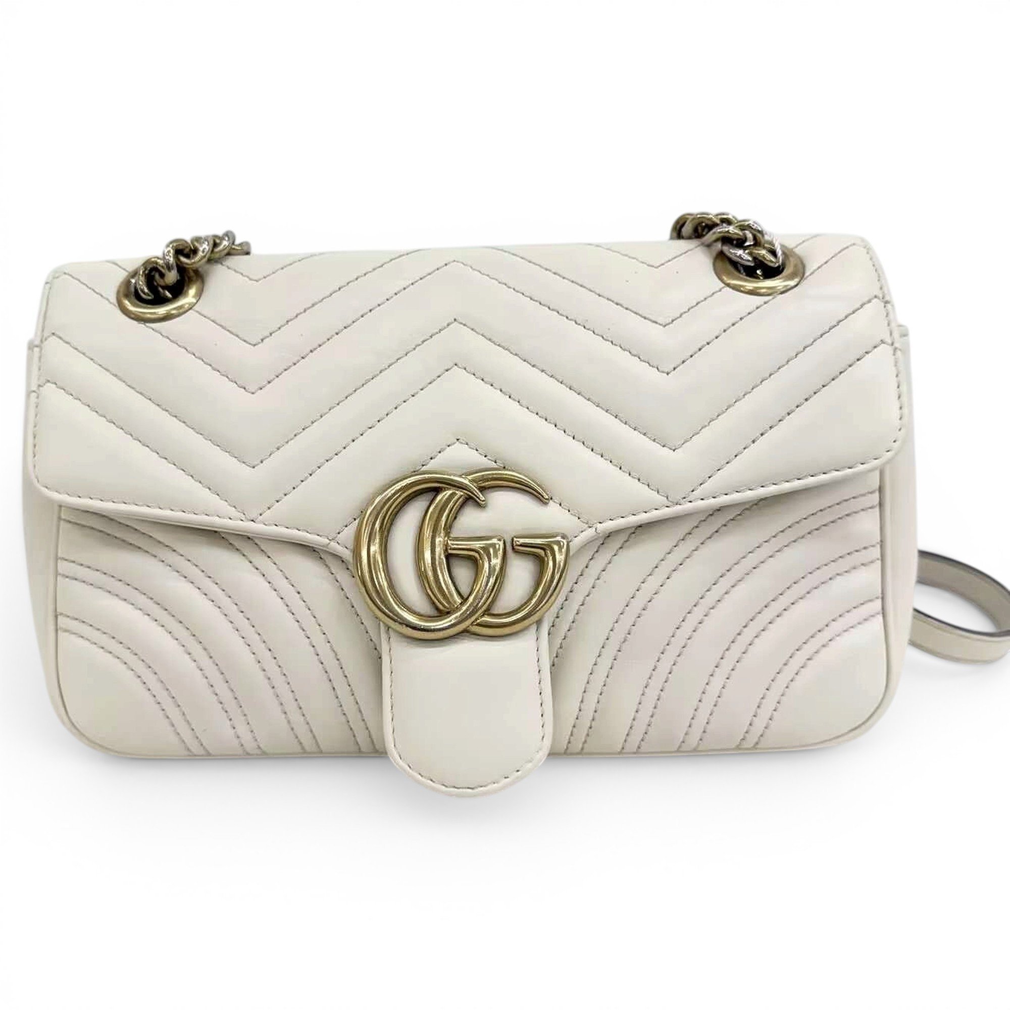 GG Marmont Flap leather handbag