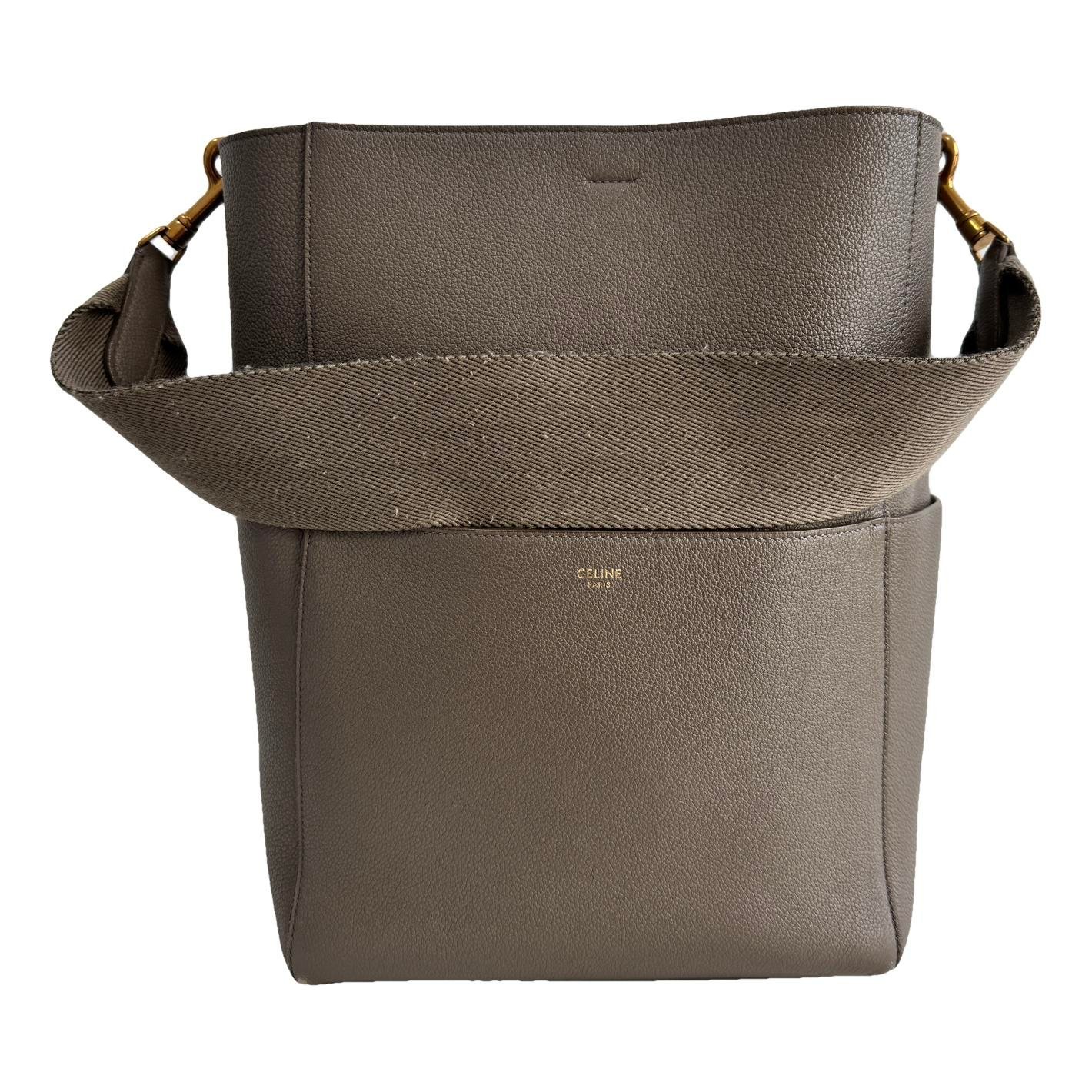 Seau Sangle leather handbag