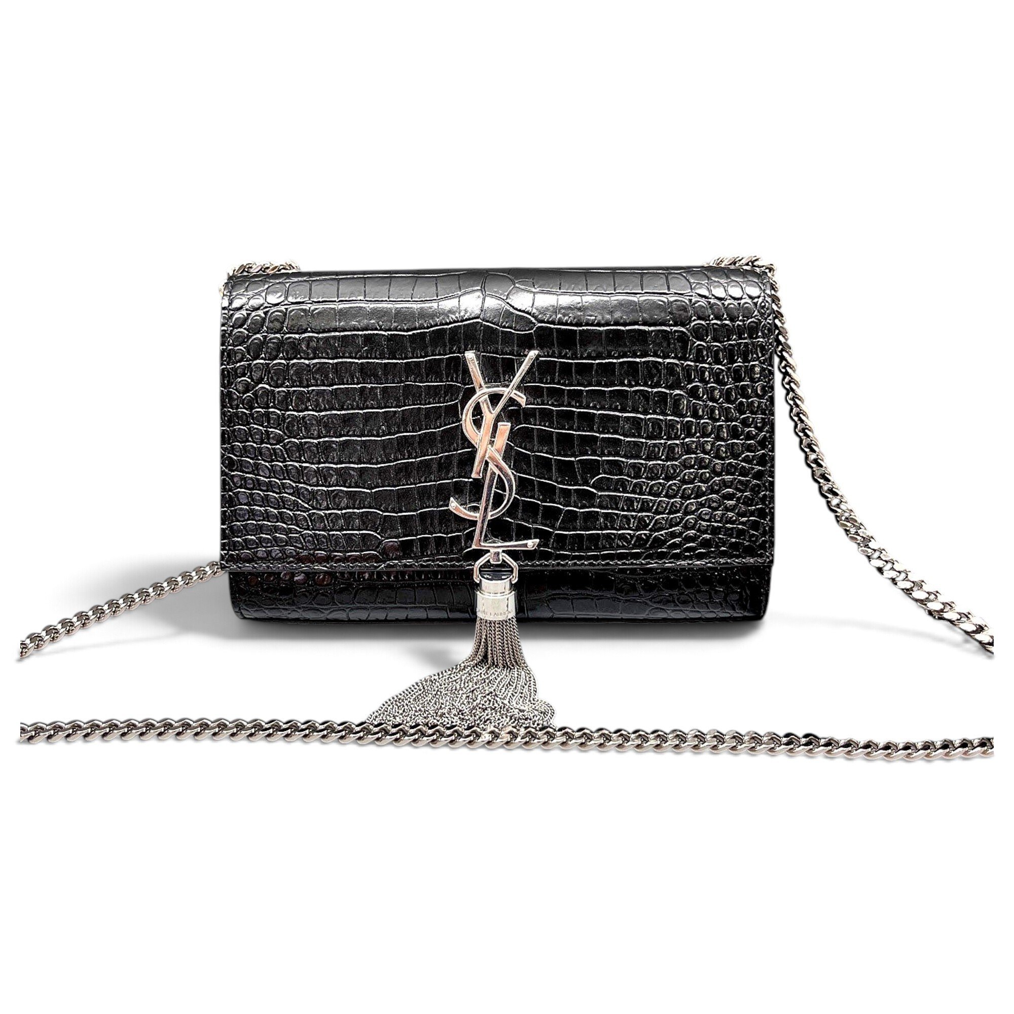Pompom Kate leather handbag