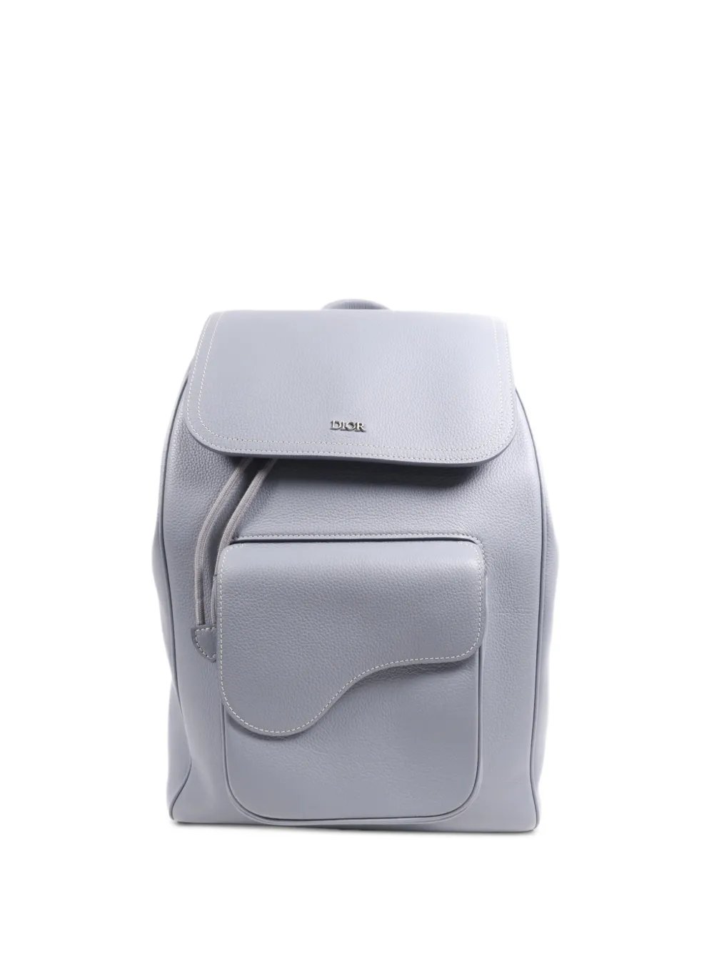 Saddle leather backpack
