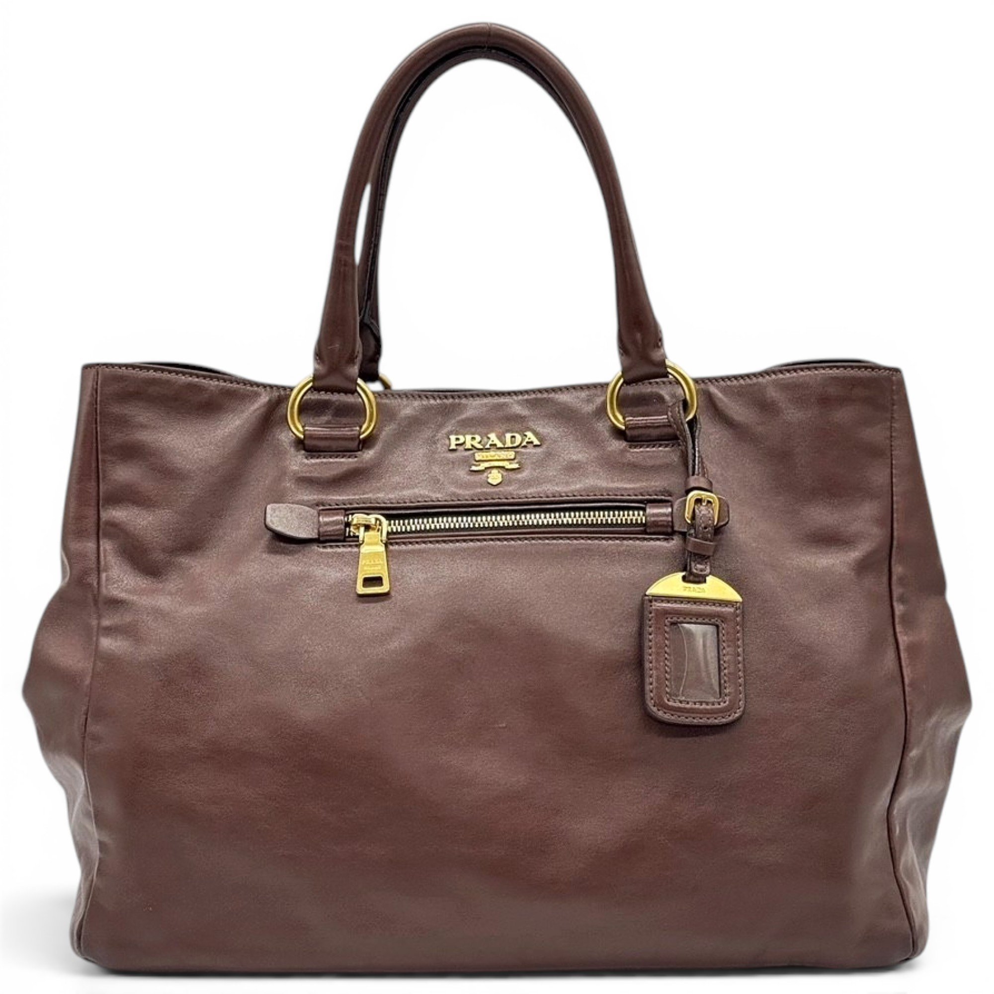 Leather tote