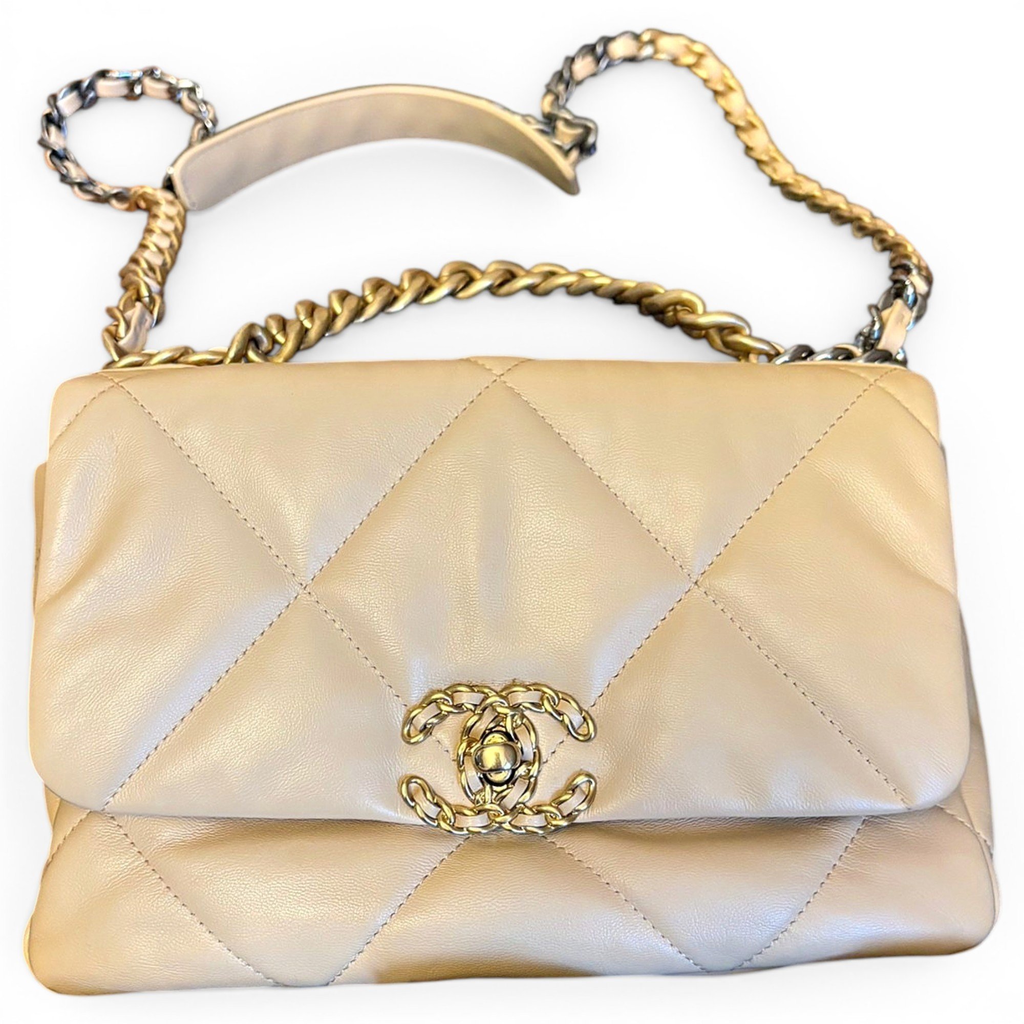Chanel 19 leather handbag