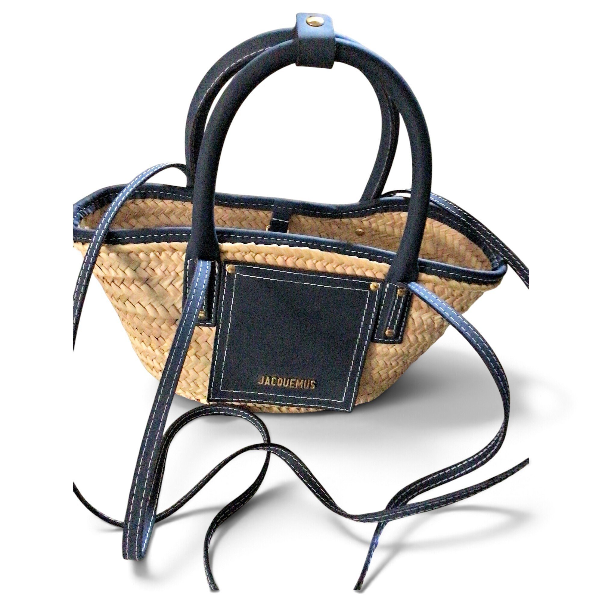 Le Grand Panier patent leather handbag