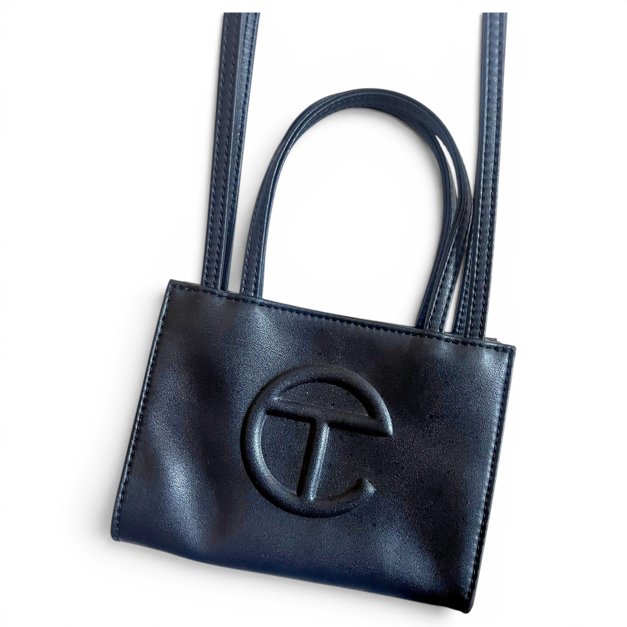 Telfar Small Shopping Bag patent leather tote