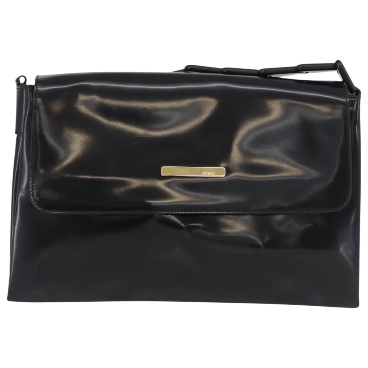 Patent leather handbag