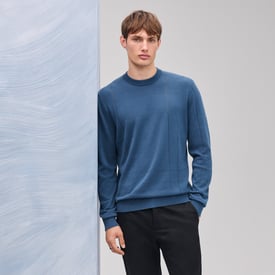 "Jeu de points sellier" crewneck sweater