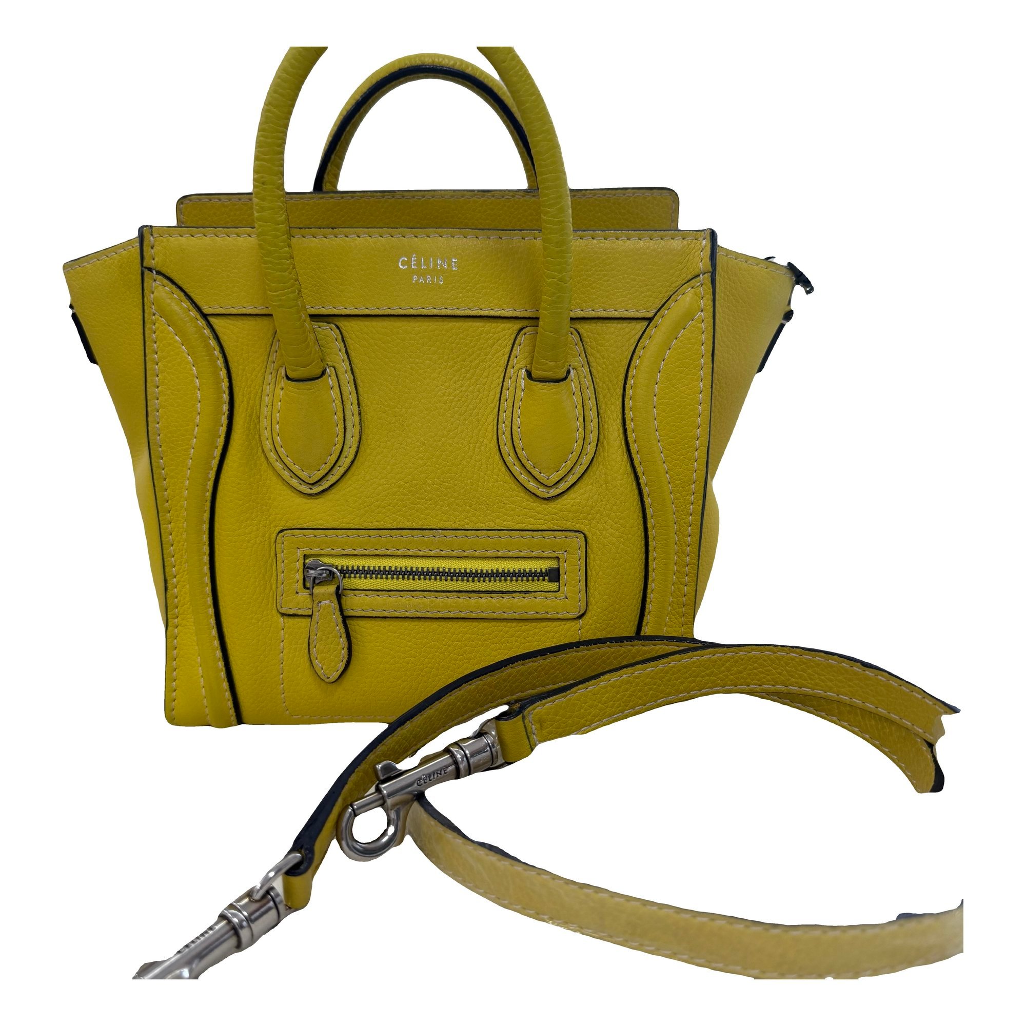 Nano Luggage leather handbag