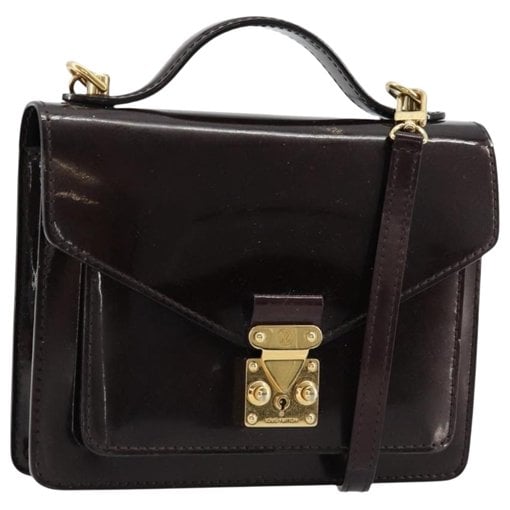 Monceau patent leather handbag