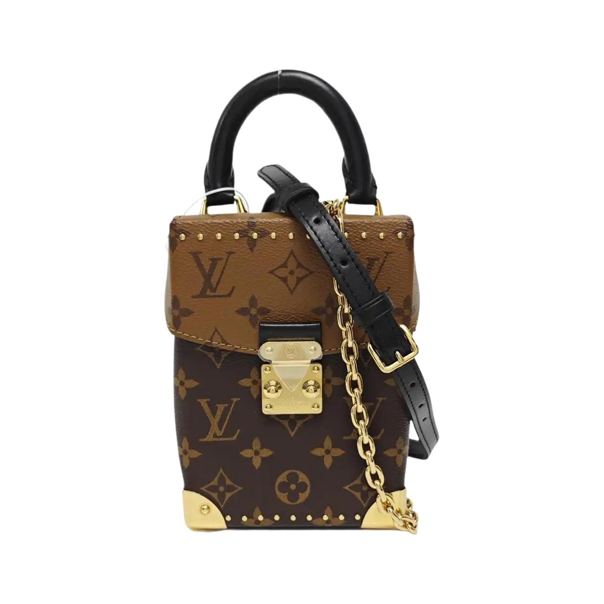 Camera Box leather handbag