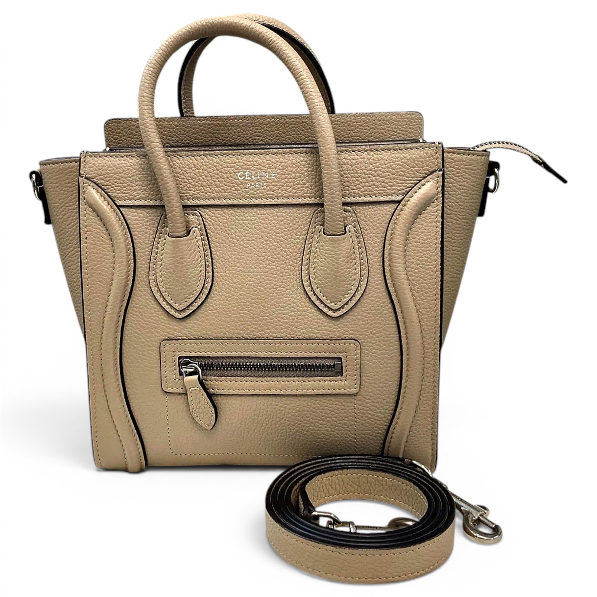 Nano Luggage leather handbag