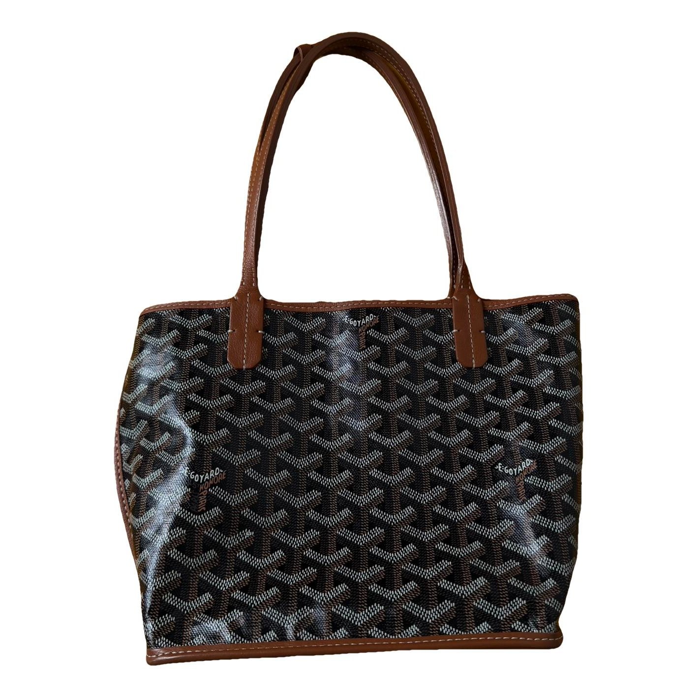 Goyard Saint-Louis leather tote