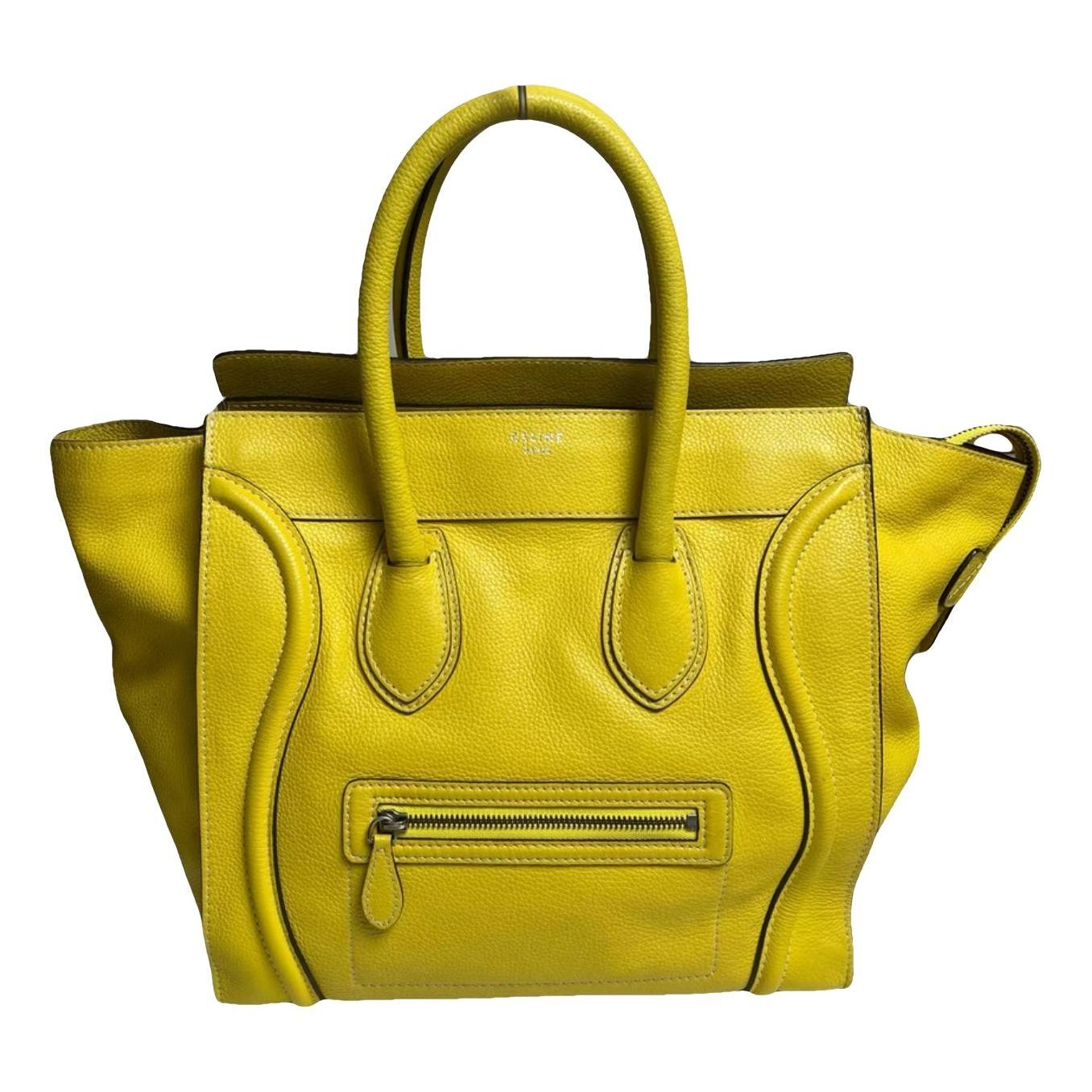 Luggage leather handbag
