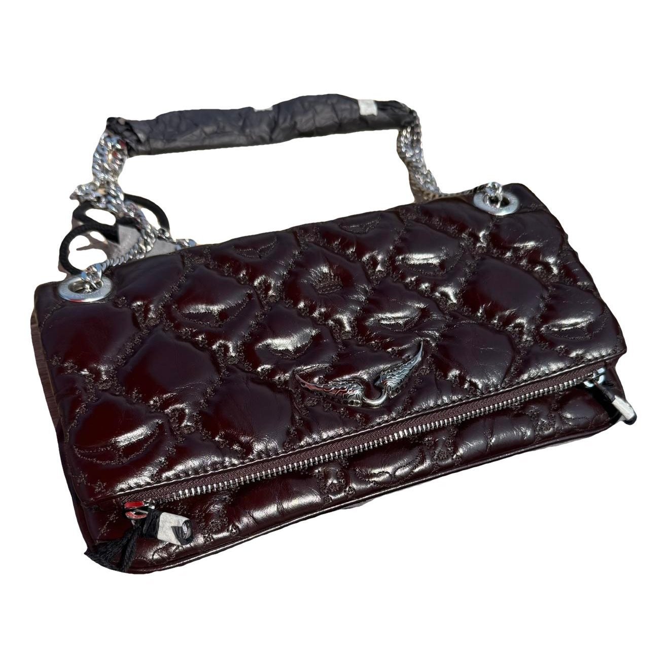 Rock leather crossbody bag