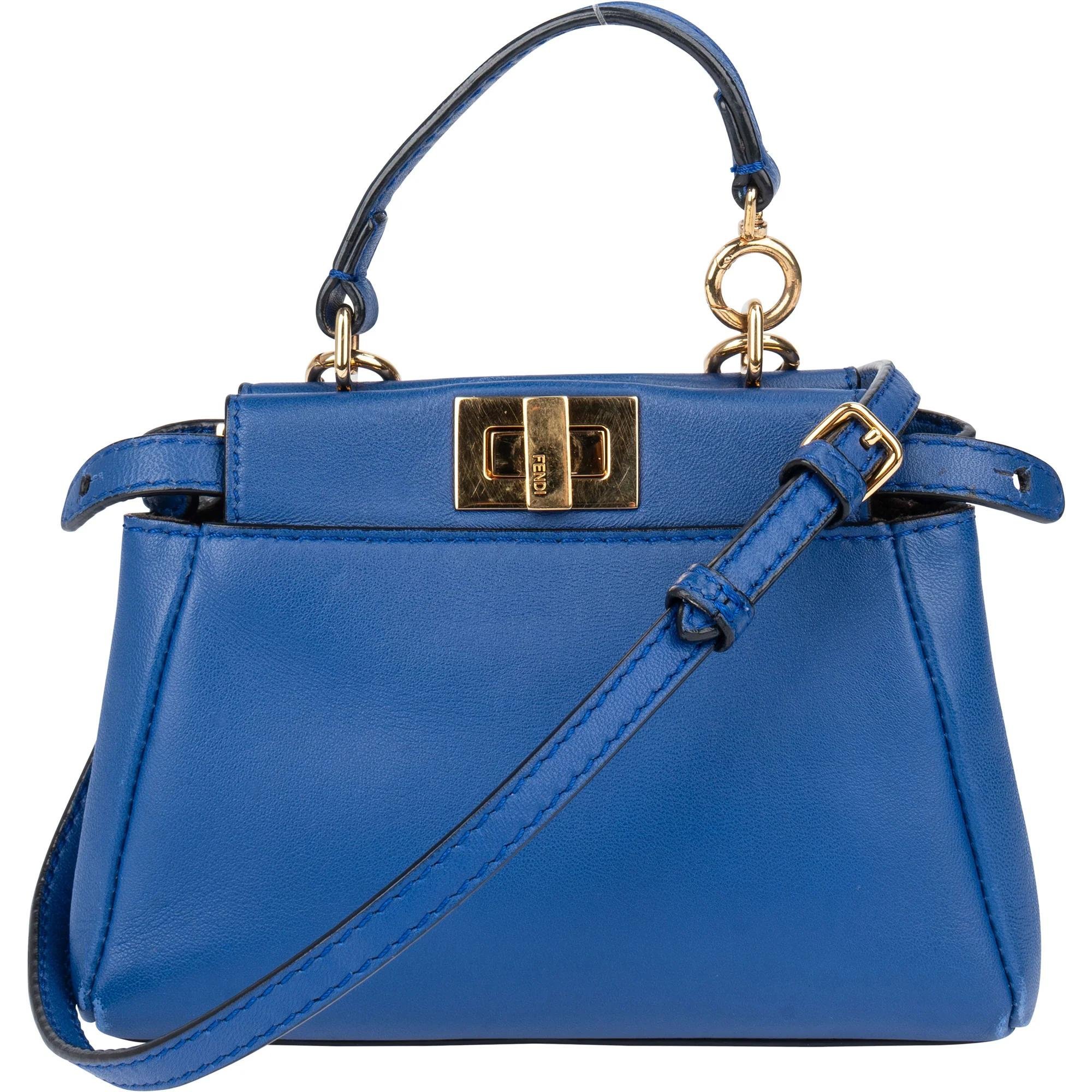 Peekaboo leather handbag