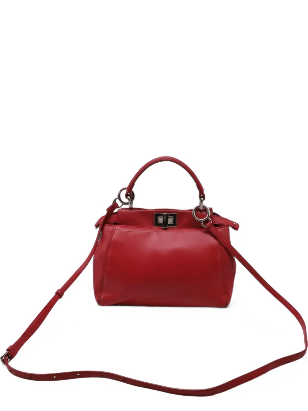 Peekaboo top-handle bag