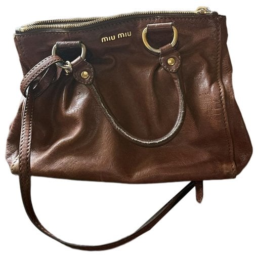Leather handbag