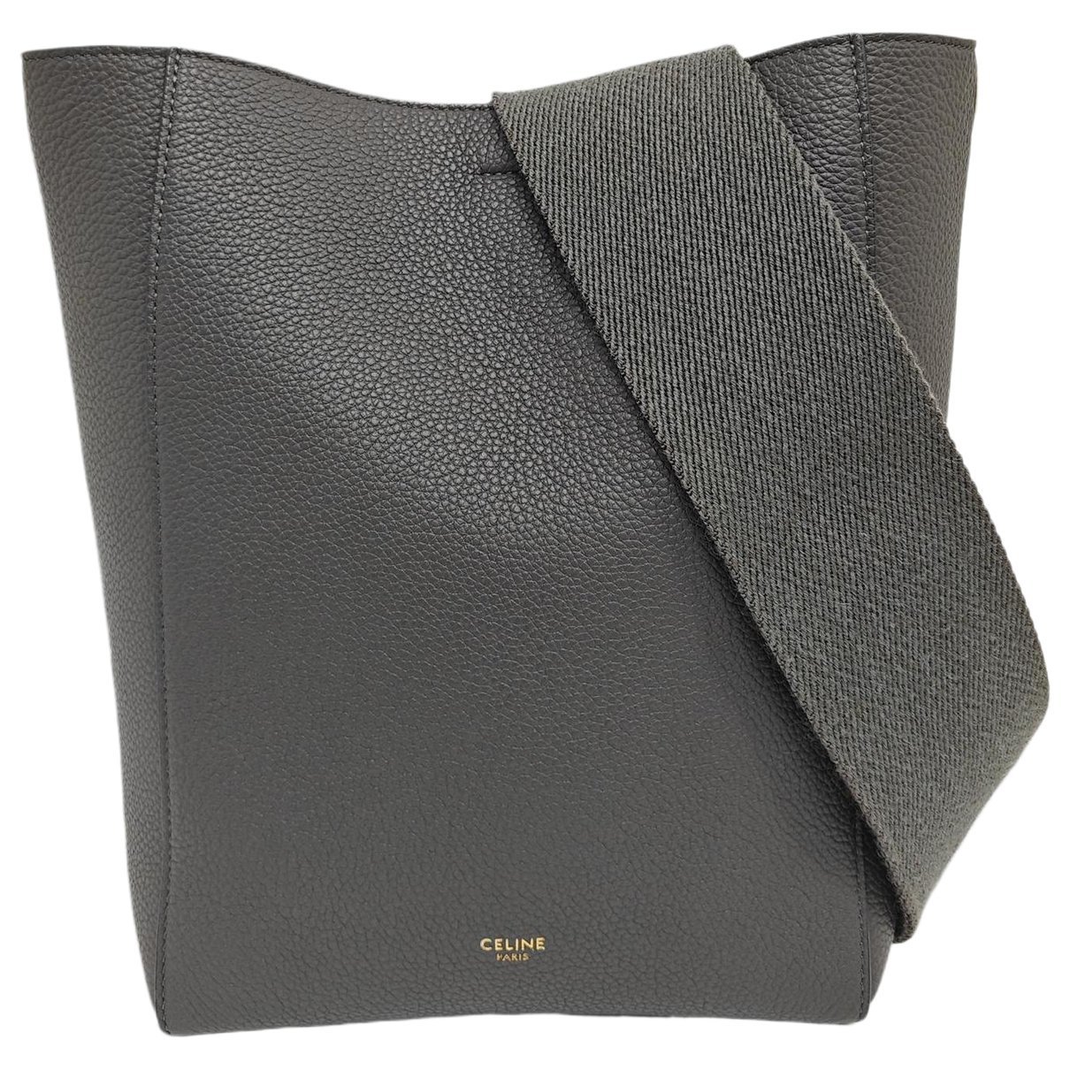 Seau Sangle leather handbag