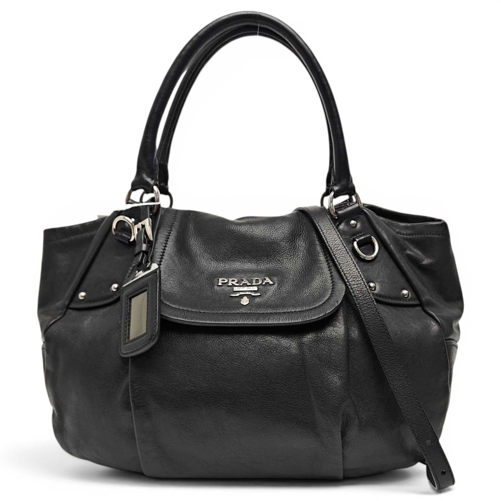 Leather handbag