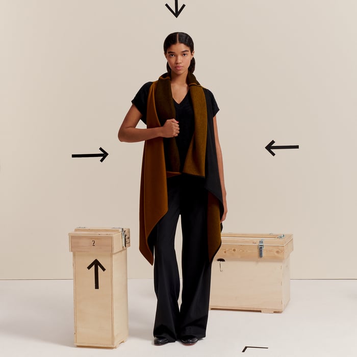 Neutral Colors Cashmere Vest