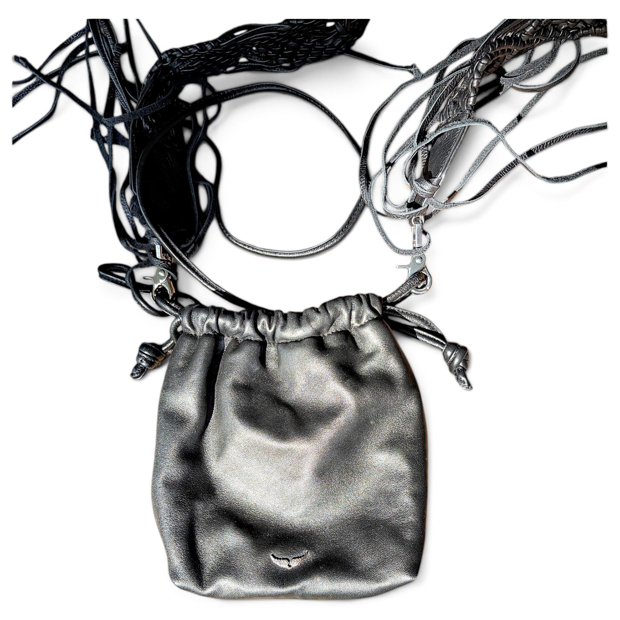 Leather crossbody bag