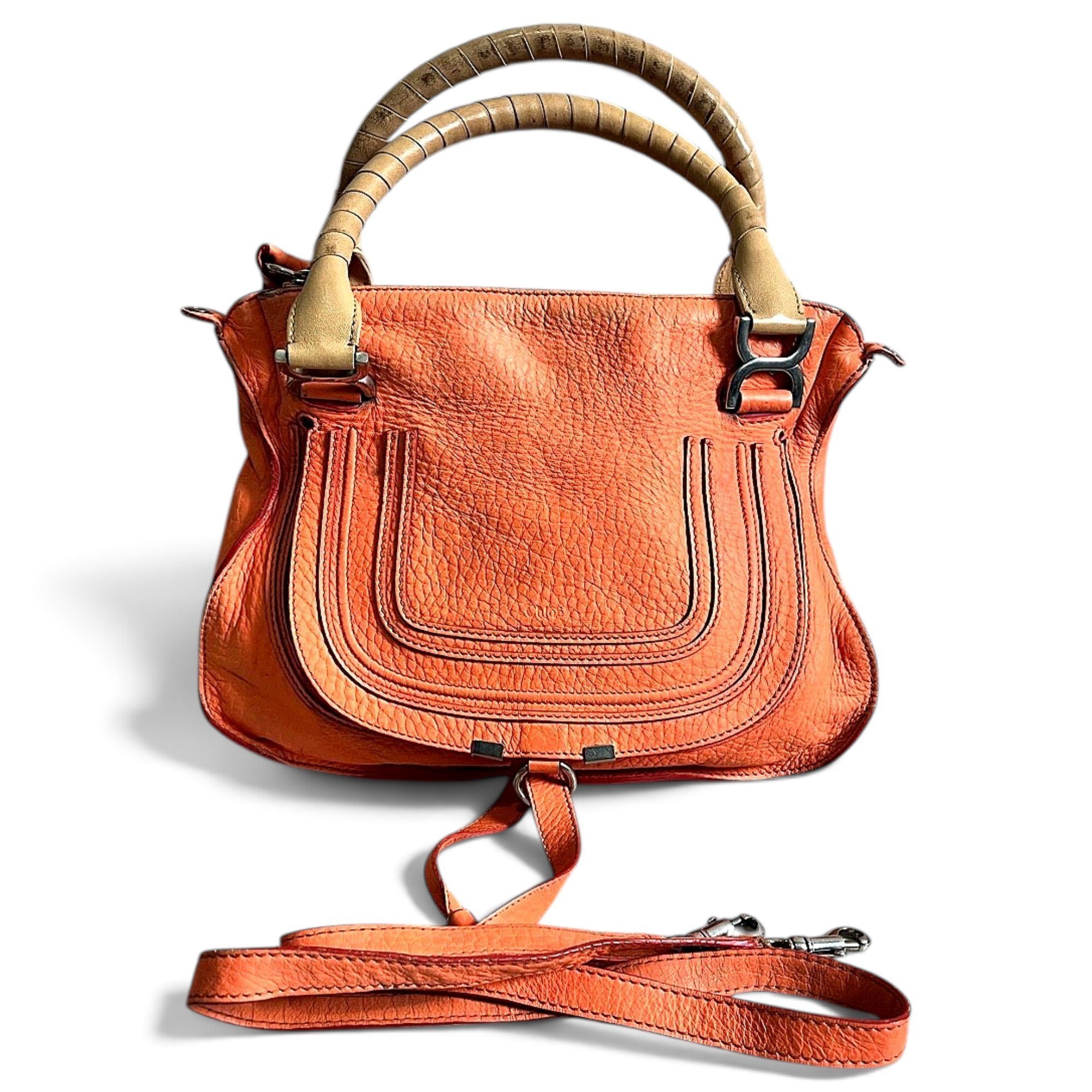 Marcie leather handbag