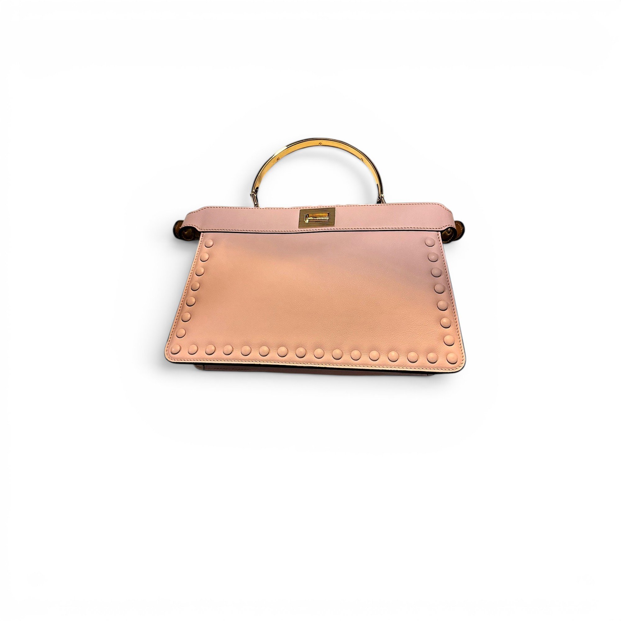 Peekaboo leather handbag