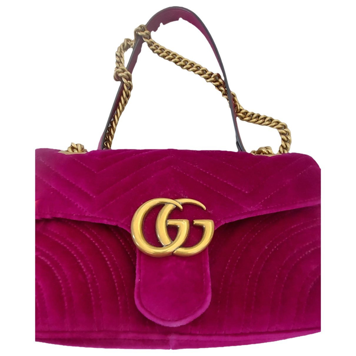 Marmont velvet crossbody bag