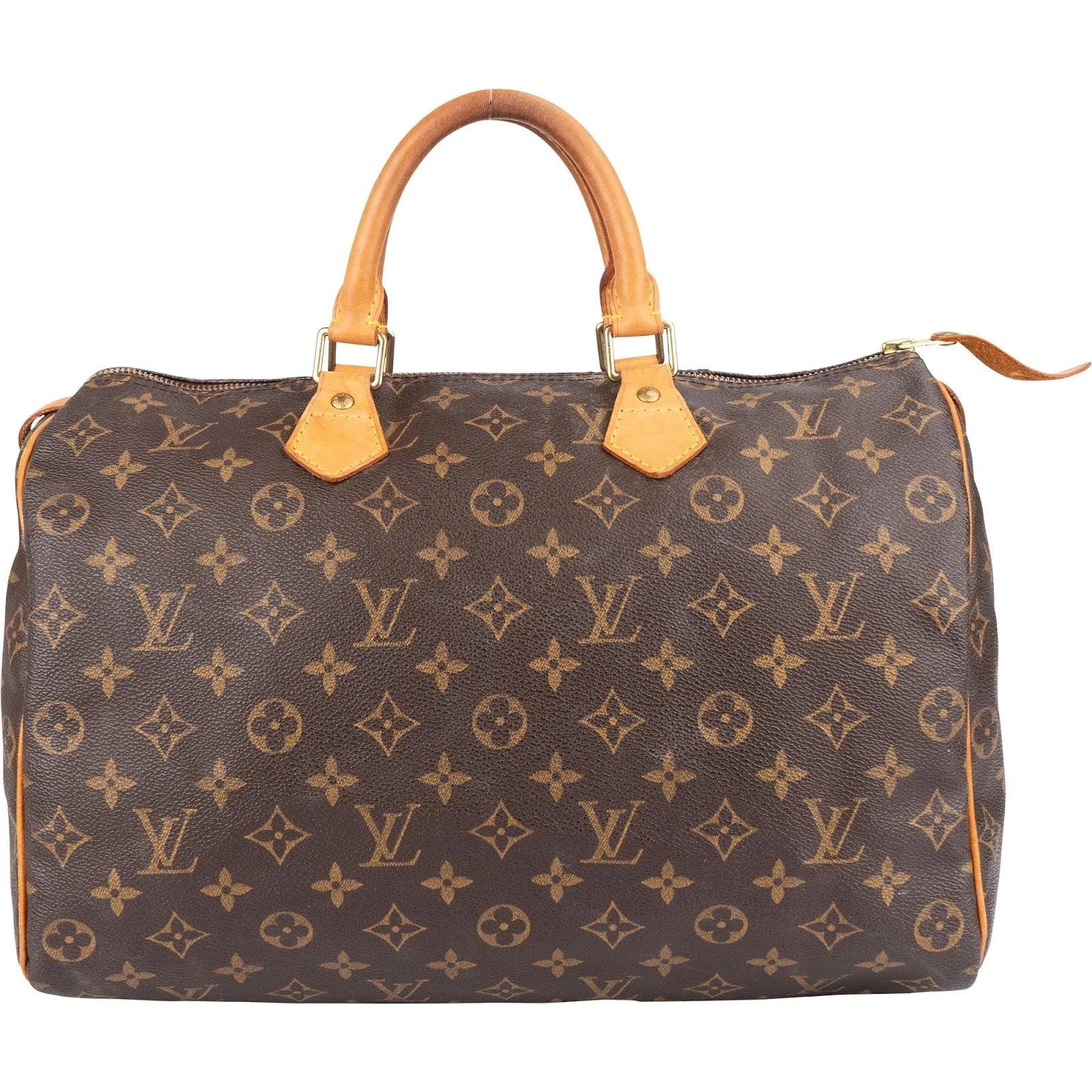 Speedy leather handbag